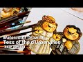 How to draw with watercolortess of the durbervilles watercolor drawingtutorialshorts