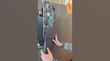 Is such an LED screen easy to install？ #eagerled #ledvideowall #shorts  #leddisplay #ledwalldisplay