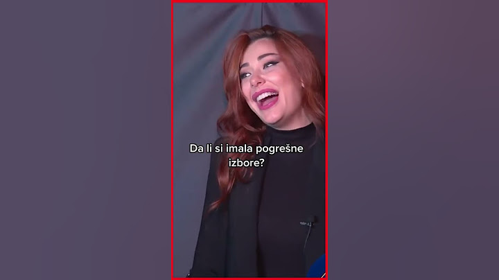 Sanja Vucic o svojim vezama
