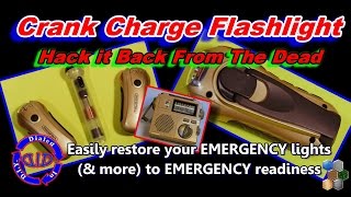 How to Fix a Dead Crank Charge Flashlight - Electronics Life Hack screenshot 1