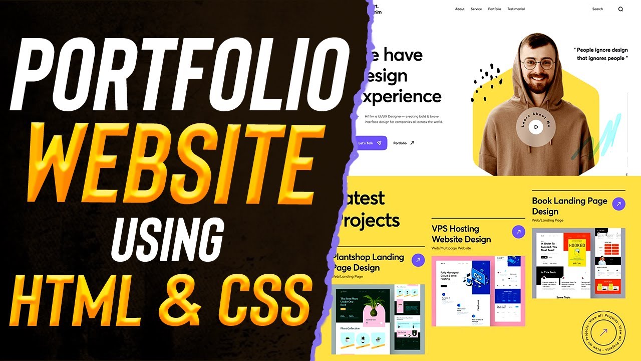 Build Your Own Portfolio Website: A Step-by-Step Guide with HTML and ...