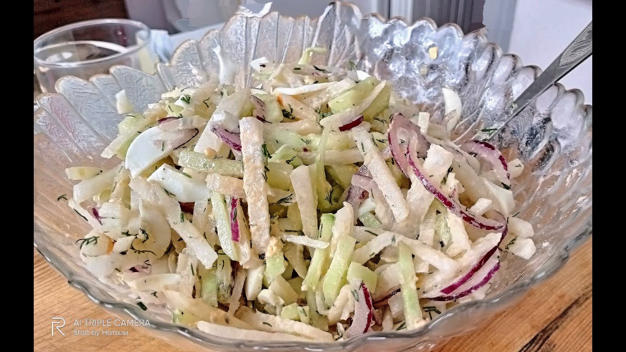 Рецепт салата из редьки с мясом: просто, вкусно, полезно