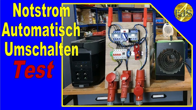 Notstromumschalter / Netzumschalter für Stromaggregat - Dietronik Shop