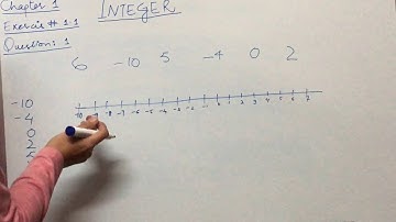 Chapter 1(Integers) Exercise:1.1-Question No:1