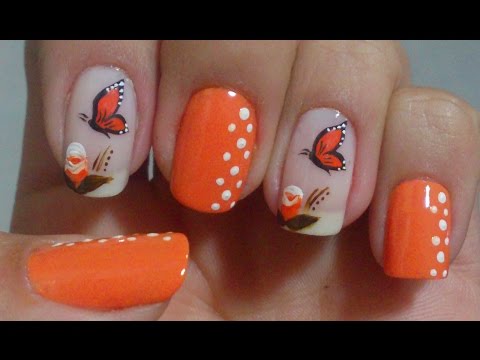Unhas Decoradas Com Borboletas