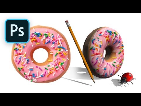 Create 3D Objects by Inflating 2D Photos in Photoshop