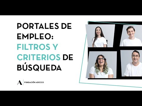 Portales de empleo: filtros y criterios de búsqueda