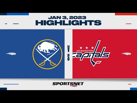 NHL Highlights | Sabres vs. Capitals - January 3, 2023