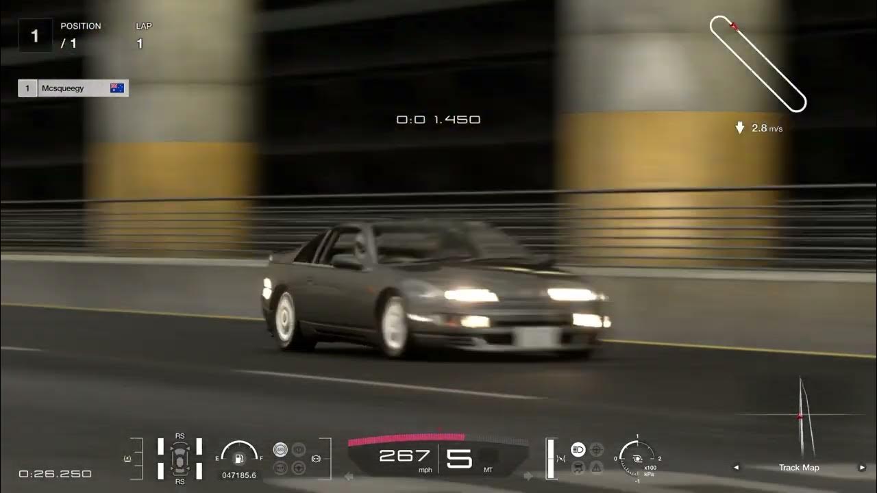 Gran Turismo 7 300ZX does 285mph with engine swap (no nitrous) YouTube