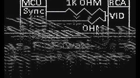 NTSC video signal recorded on a PAL VCR