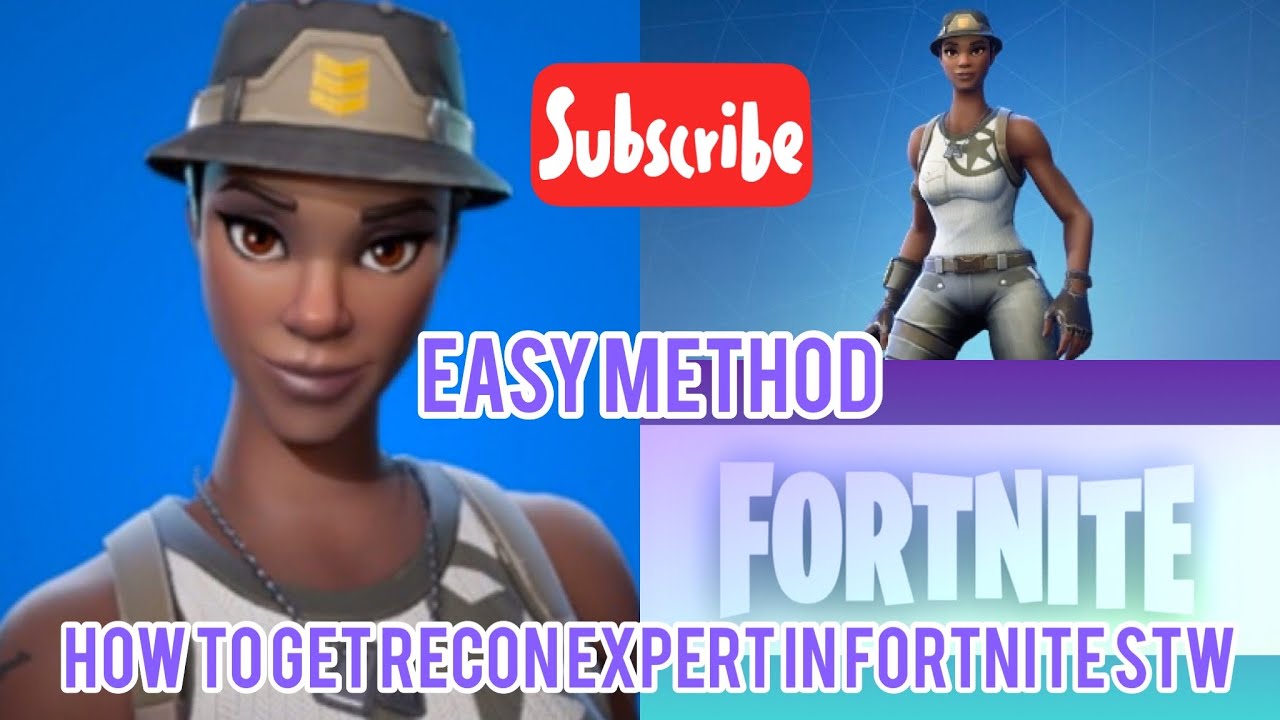 HOW TO GET RECON EXPERT IN FORTNITE STW