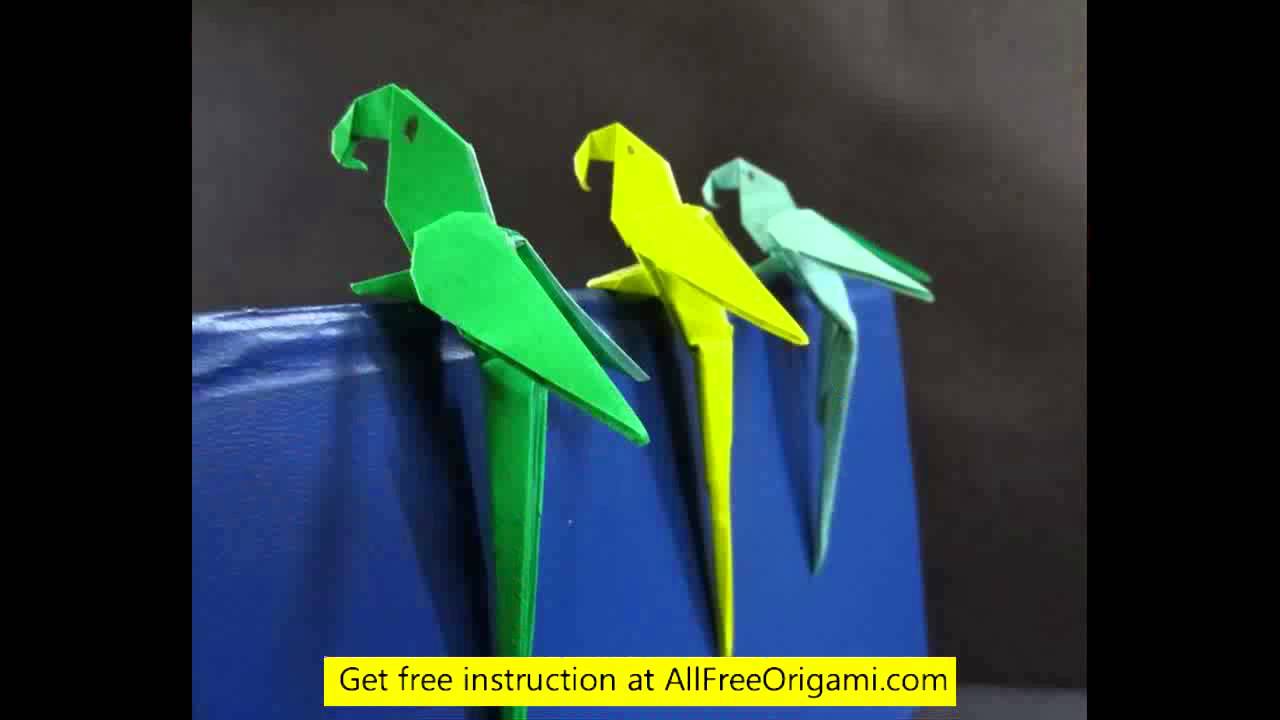 3d origami bird tutorial