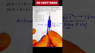 Re neet 2026 physical chemistry ncert jee mains Pyqs neet Pyqs with concept #reneet2026 #cpsharma