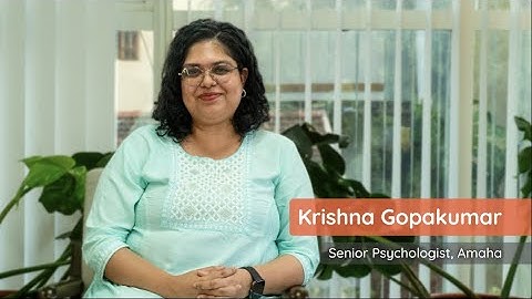 Krishna Gopakumar | Senior Consultant Clinical Psychologist at Amaha