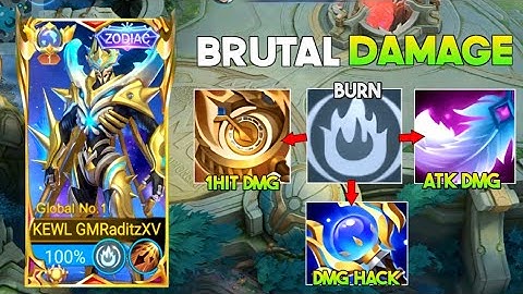 GLOBAL ZHASK BEST ONE SHOT BUILD 2024 !!🔥(must try) MLBB✓