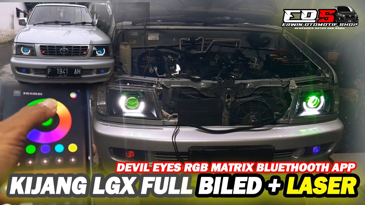 APA JADINYA MOBIL TUA DI MODIFIKASI‼️TOYOTA KIJANG LGX FULL BILED DAN LAMPU LASER / Yuk cek hasilnya