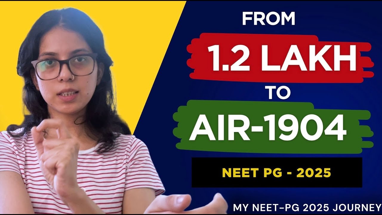 NEET PG 2025 Preparation Strategy 📚| How I Got AIR 1904 🔥| Tips & Motivation ✨