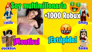 HISTORIAS DE ROBLOX | Sus mentiras me hicieron millonaria 🌹