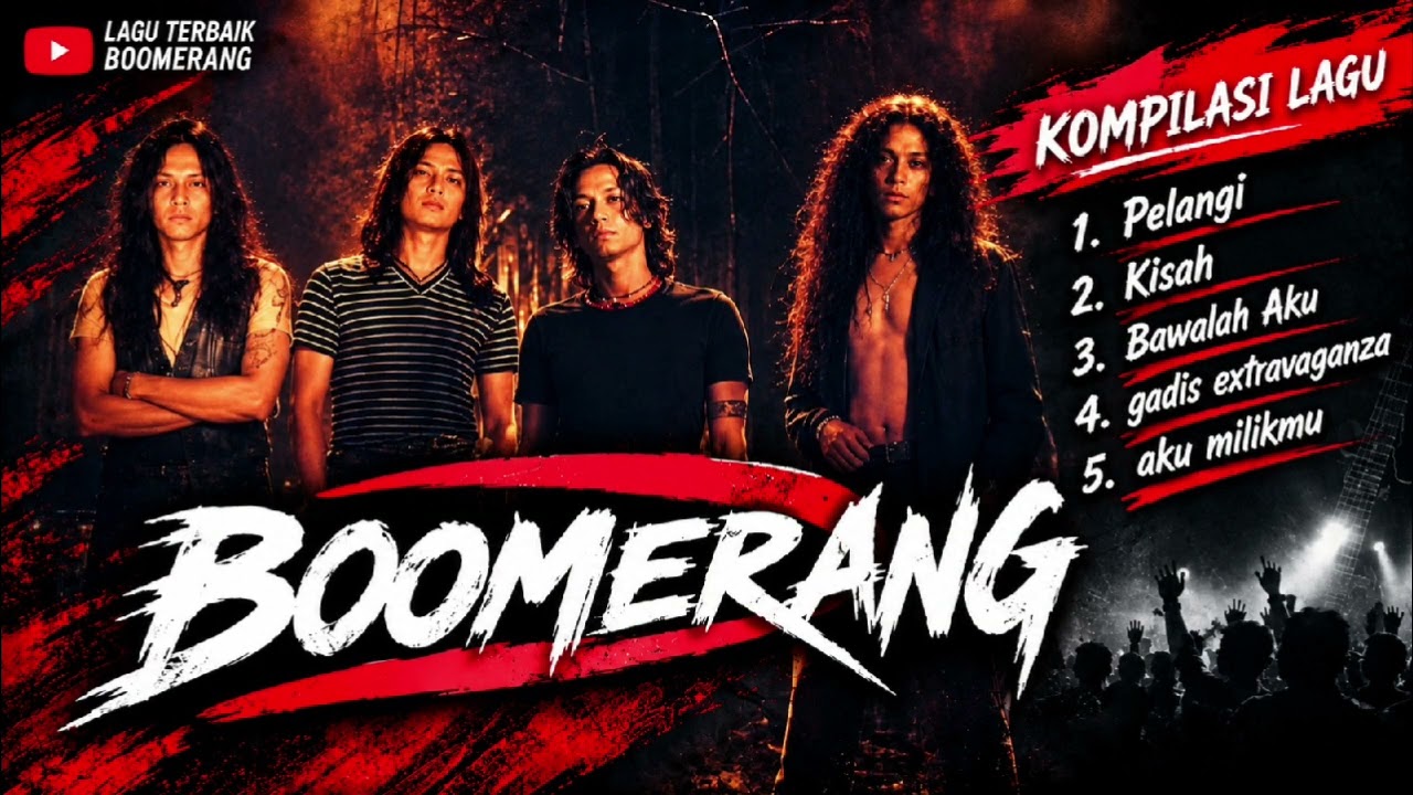 BOOMERANG FULL ALBUM 🔥 Lagu Rock Indonesia Terbaik Sepanjang Masa | Nostalgia Rock 90an