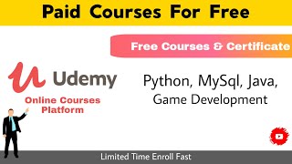 Udemy Paid Courses for Free Python, MySql, Java | online courses free with certificate | Bharat IT