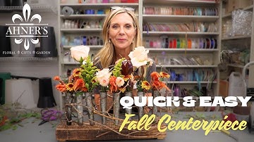 Quick & Easy Fall Centerpiece  |  AHNER