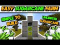 EASIEST Automatic AFK Sugarcane Farm Tutorial (Java &amp; Bedrock) - Minecraft 1.20