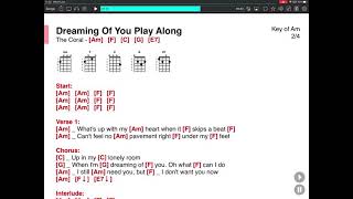Dreaming of You - The Coral - PLAY ALONG V2