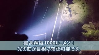 これは凄い！防水規格IP8対応、1000ルーメン 5年保障！水中に水没させてもOK牧場！無敵のフラッシュライト OLIGHT オーライトCREE  M1X Strikerを使ってみた。