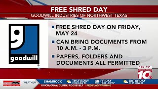 VIDEO: Goodwill Industries of Northwest Texas hosting Shred Day