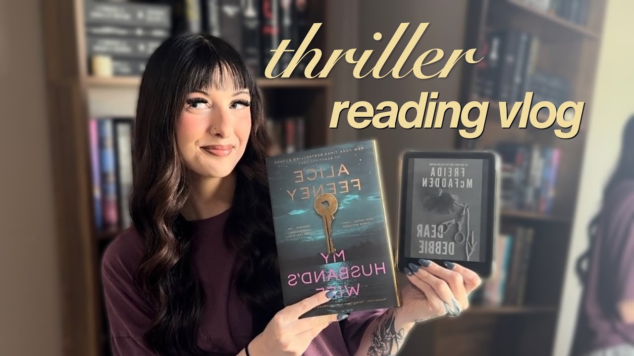 Thriller reading vlog! Reading 3 thriller books in a week! - YouTube