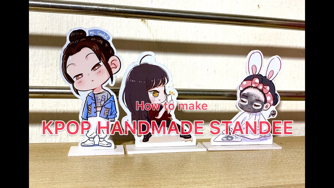 [KPOP DIY] Mini Handmade Standee #1- Red Velvet’s Irene, Seulgi fan art ...
