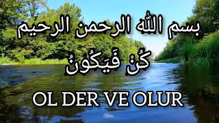 Kün Fe Yekün Duası Olmazları Olduran Çok Kıymetli Bir Duadır Kardeşler Günlük Okunması Önerilir