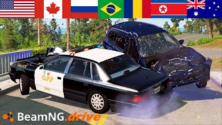 Police Chases from Around the World 2 | BeamNG.drive