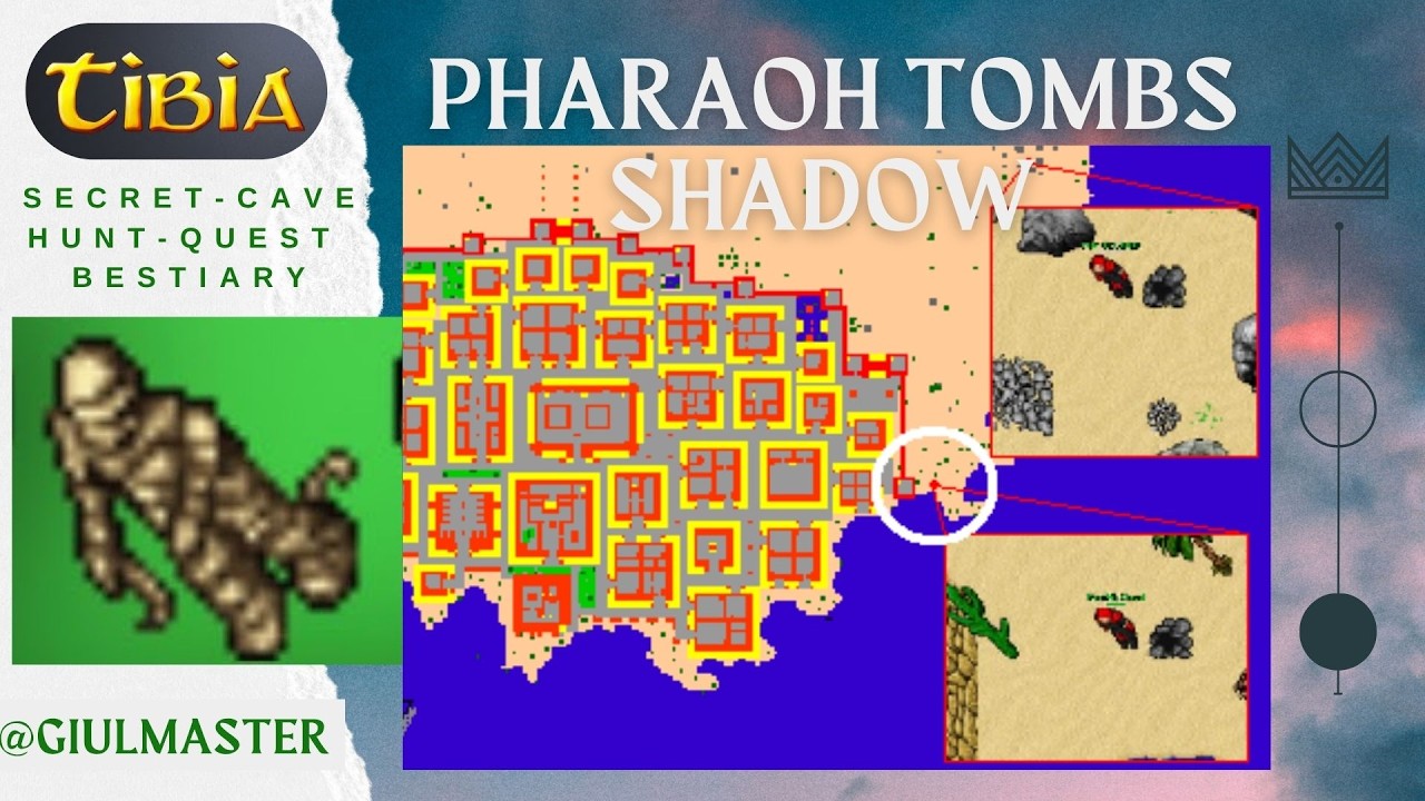 Tibia - Pharaoh Tombs Shadow (first floor) ANKRAHMUN #knight #global ...