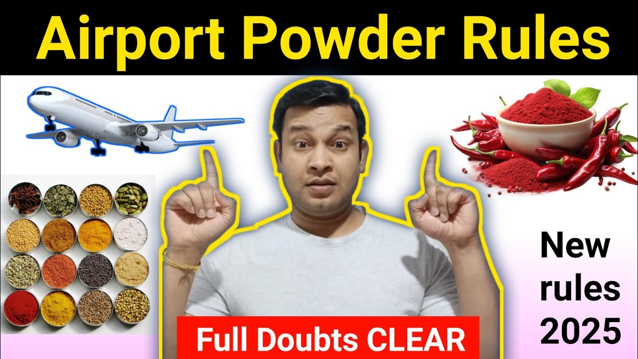 TSA Flight Rules for Powders ✈ | Airport पे कौन सा Powder Allowed है?