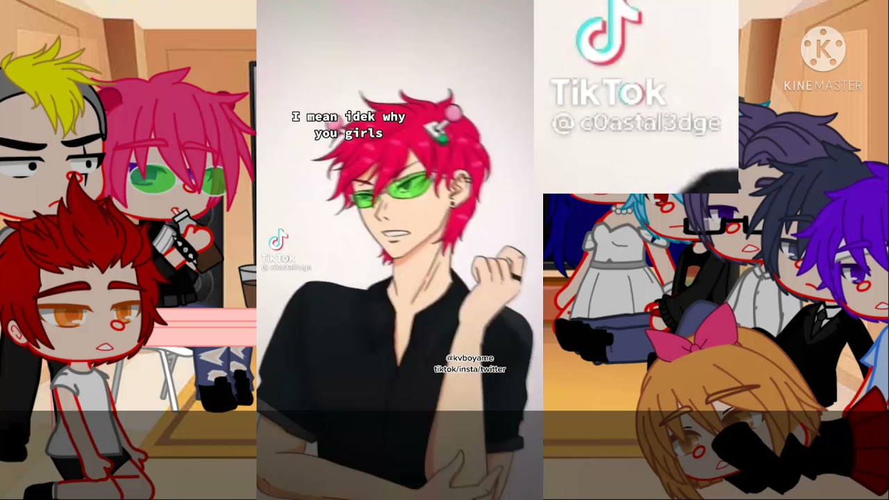 Saiki k characters react to saiki //AU//