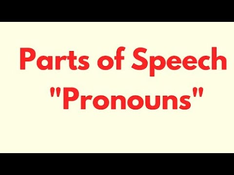 pronouns what are they