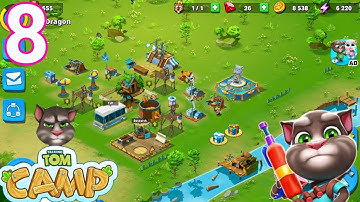 Hero Talking Tom is arrived | Talking Tom Camp - Gameplay Walkthrough Part 8  (iOS, Android)