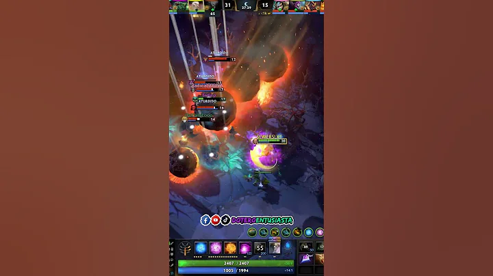 Invoker great combo ends in Rampage #dota2 #dota2rampage #dota2highlights #invoker