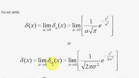 N4. A Delta Sequence of Gaussians