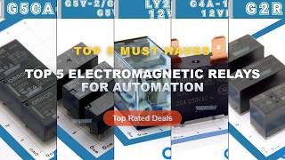 Top 5 Best Top 5 Electromagnetic Relays For Automation (Must Have!) - OMRON PCB Power Relay G2RL 1 E