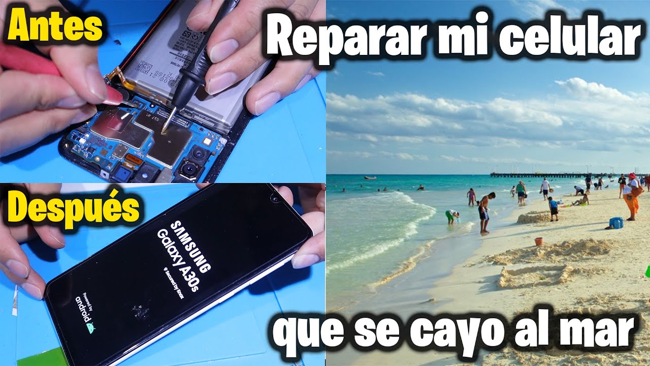 Mi celular se cayó al agua y no enciende Solución y Reparación - YouTube