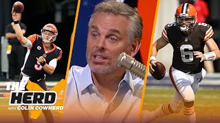 Colin predicts Baker Mayfield and Joe Burrow’s NFL futures | NFL | THE HERD