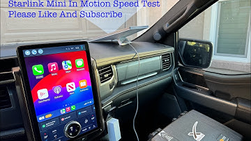 STARLINK MINI IN MOTION SPEED TEST IN MY F150 LIGHTNING