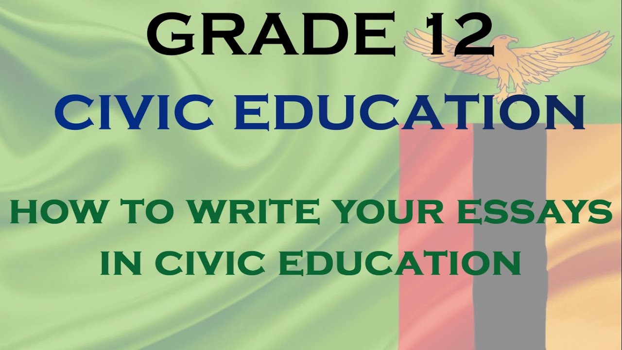 how to write essays in civic education