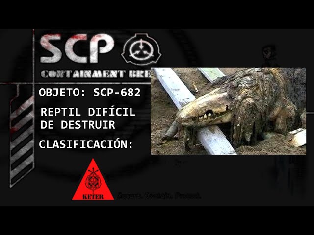 SCP-682 Modelo Reptil Difícil de Destruir para -  España