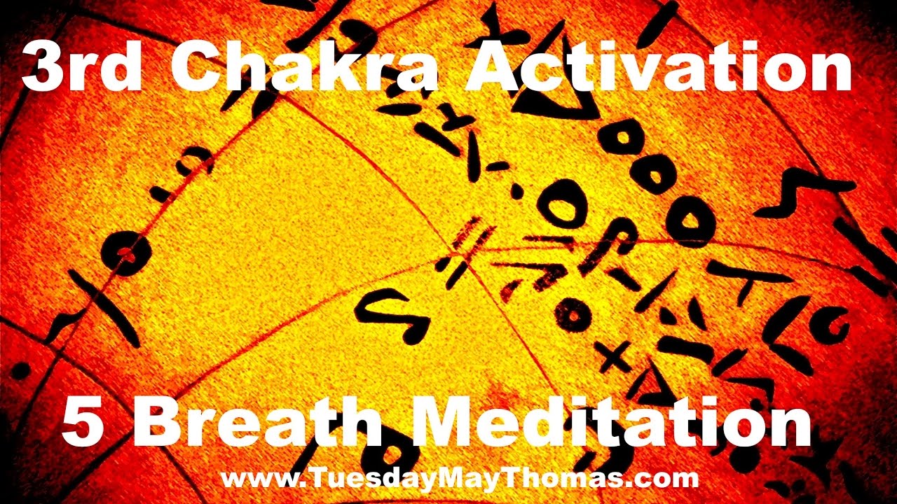 3rd Chakra Activation 5 Breath Guided Meditation YouTube