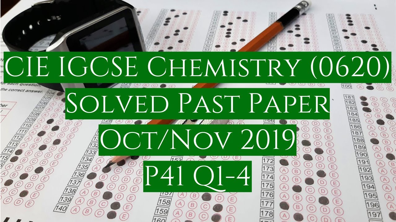 Chemistry o level past papers picture