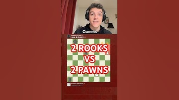 2 Rooks VS 2 Pawns #chess #endgame #chessendgame #chesspuzzle