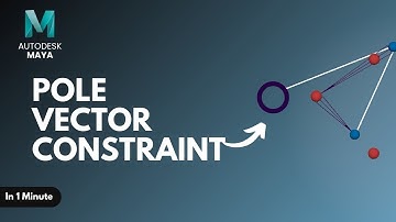 Pole Vector Constraint in Maya | Beginner Rigging | 3DWKRAKEN